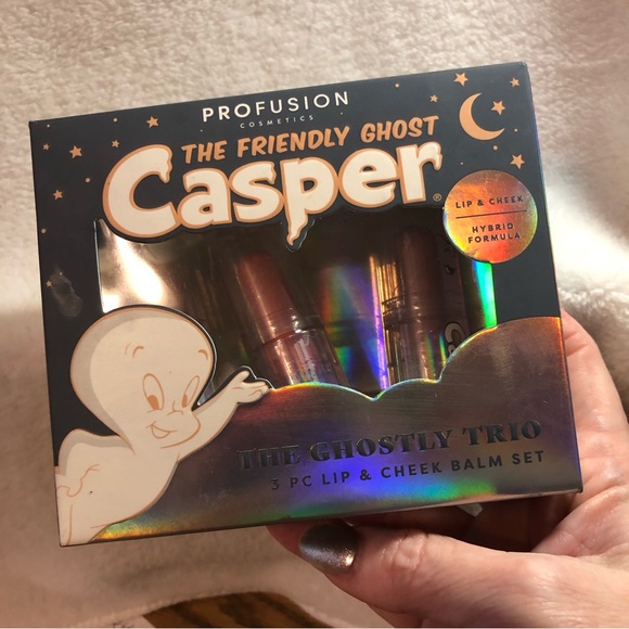 Profusion Cosmetics Casper the friendly ghost ghostly trio lip & cheek balm set - Picture 5 of 6
